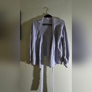 Only Women's Light Periwinkle Open-Front Wrap Cardigan